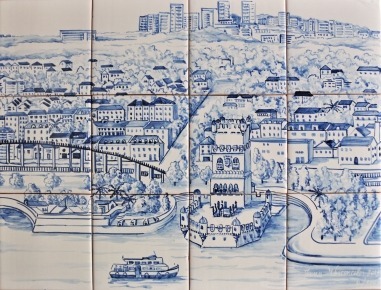 Joana Vasconcelos [panneau d'azulejos]