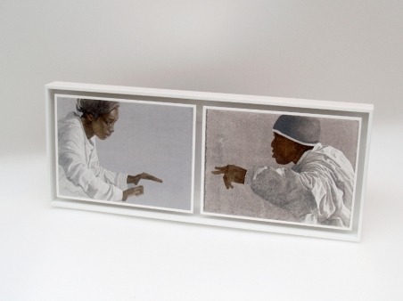 Guillaume Bresson, Sans titre (diptyque, deux lithographies originales)
