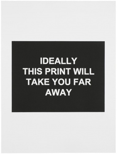Ideally this print will take you far away