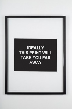 Ideally this print will take you far away