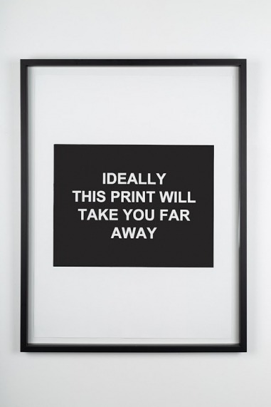 Ideally this print will take you far away