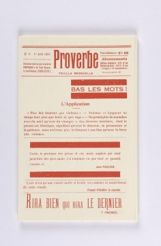 The Proverbe revue