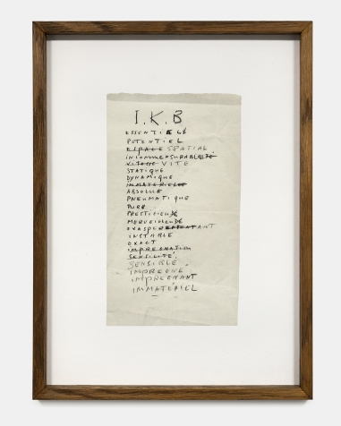 Note sur l'I.K.B