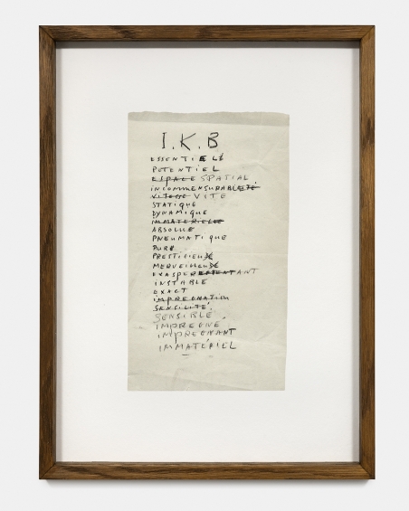 Note sur l'I.K.B