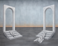 Arches et drapés