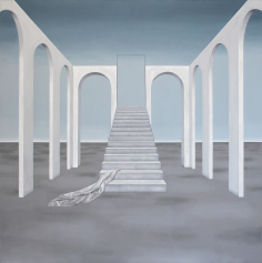 Ensemble d'arches et drapé