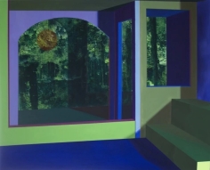 Jardin clos bleu