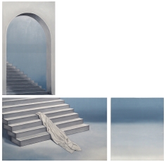 Arche, escalier et drapé...